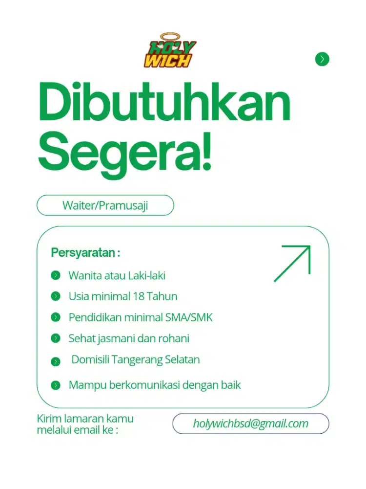 Lowongan Waiter