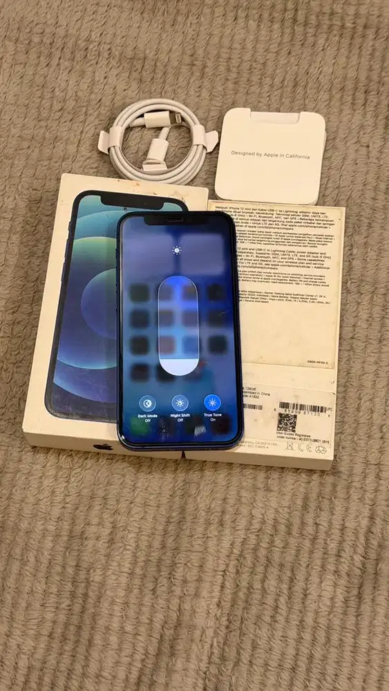 Iphone 12 Mini 128GB Blue Resmi Ibox Lengkap
