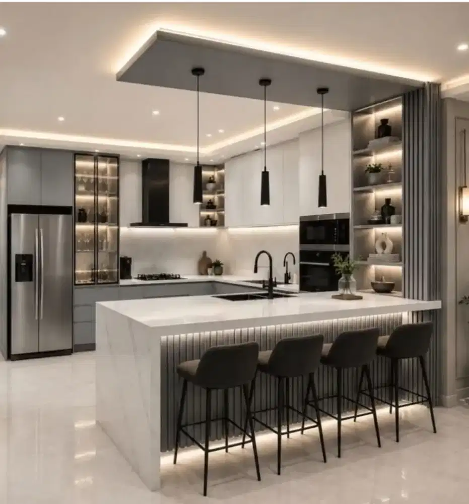 Kitchen Set HPL WPC Mewah