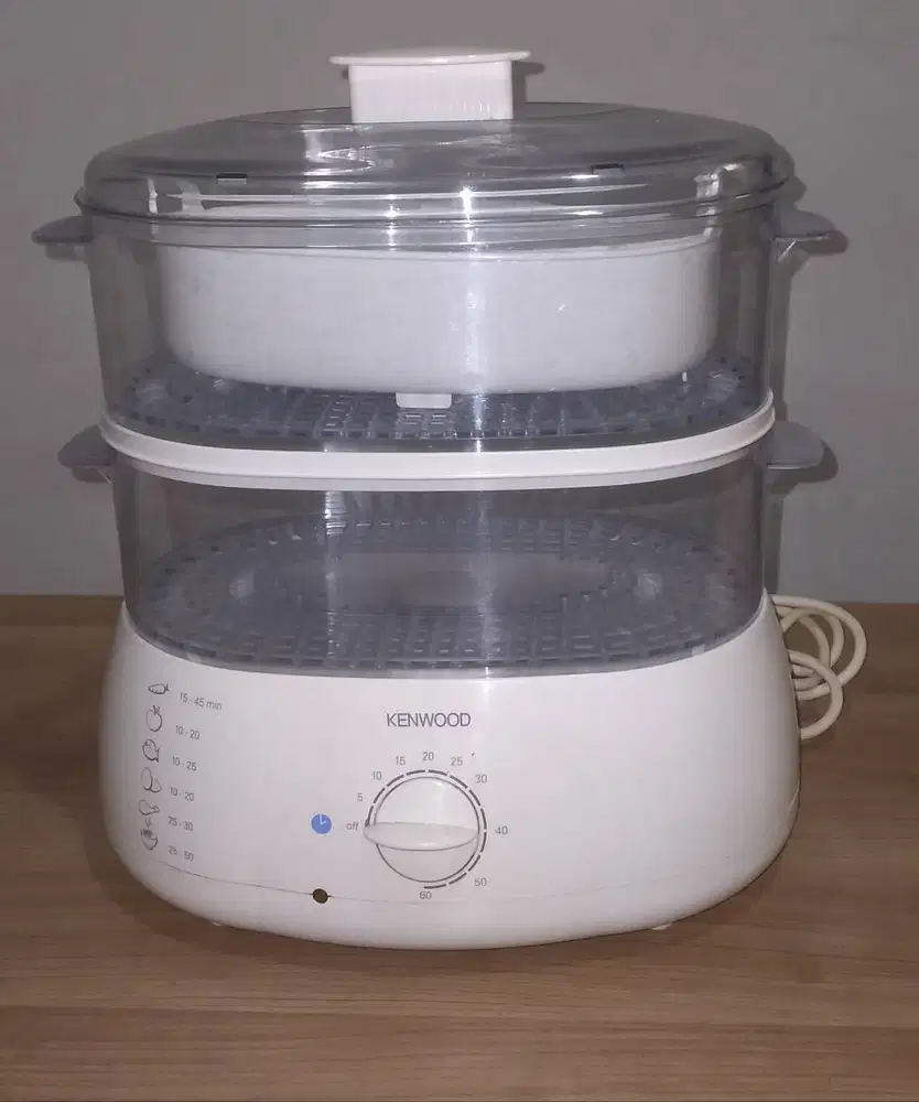 Food Steamer Kenwood 2 Tingkat - Alat Kukus Elektrik Bekas Terawat