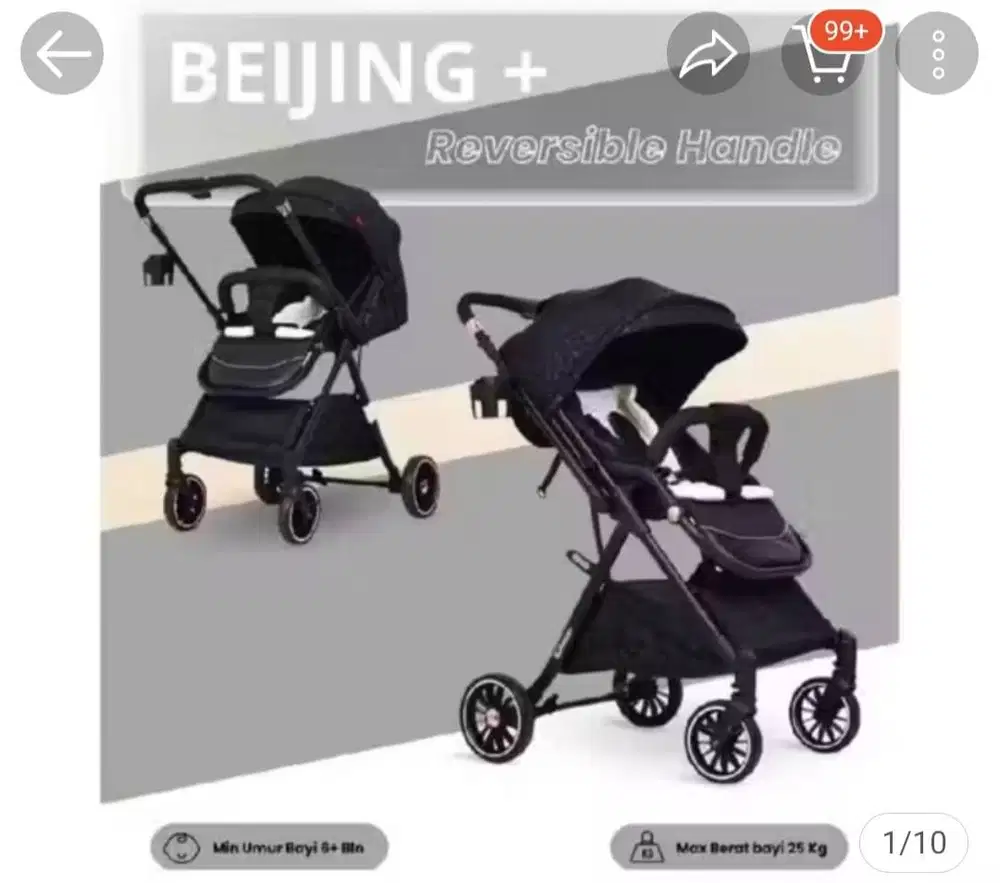 Dijual Stroller merk Chris&olins T700