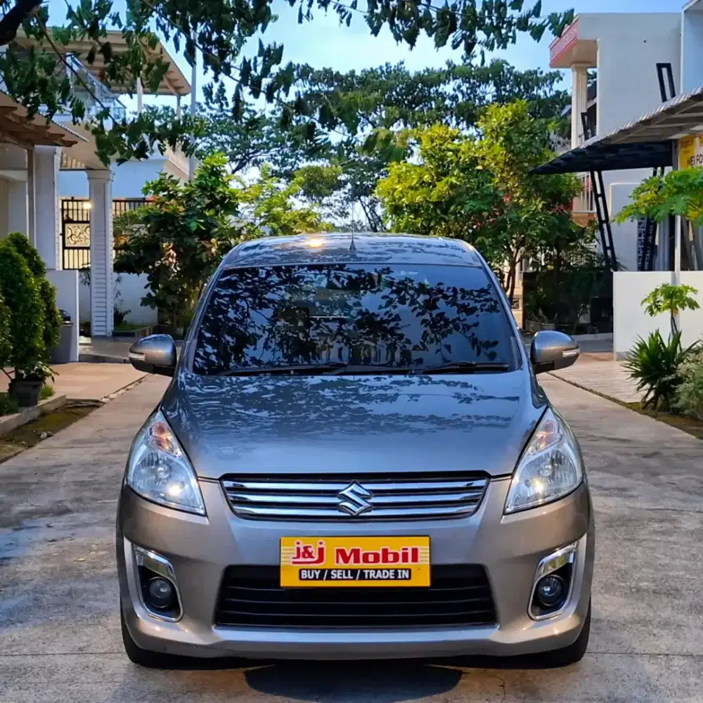 SUZUKI ERTIGA GL MATIC AT 2014 GRAY ABU2 ISTIMEWA