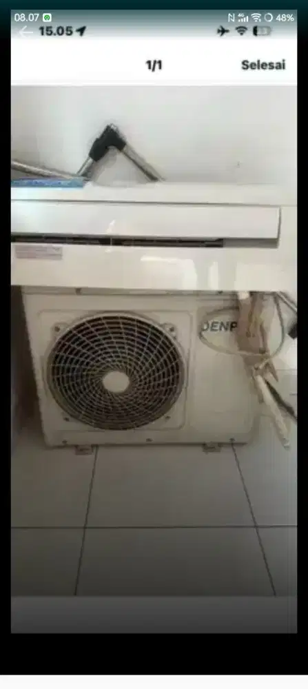 AC denpo 1/2 PK, Kondisi AC 88% pemakaian pribadi 3 bulan
