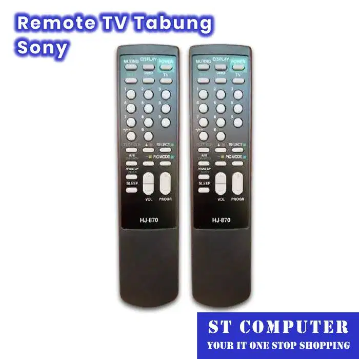 Remote TV Tabung Sony + Baterai