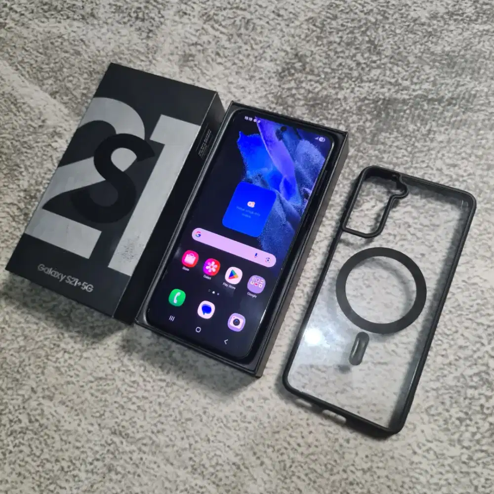 Samsung s21+ 5G black ram 8\128 fullset