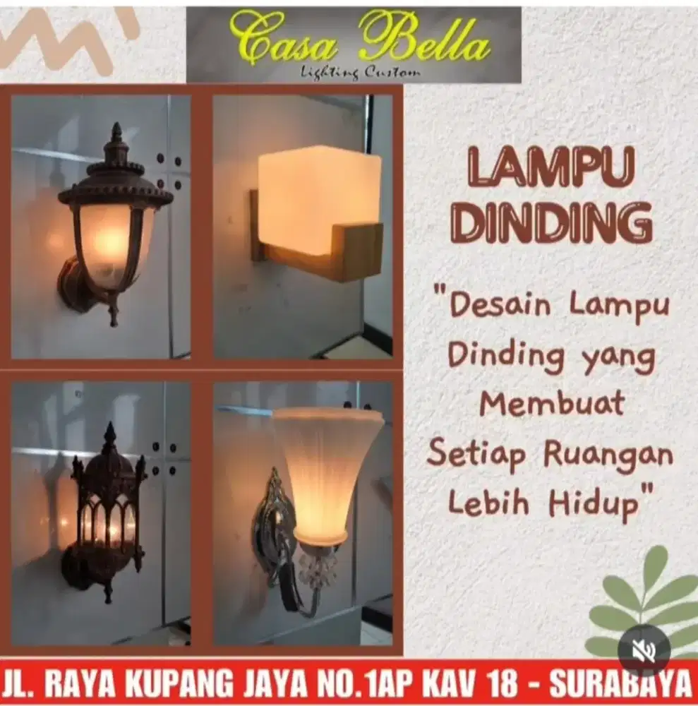 Lampu dinding cantik,clasic,elegan