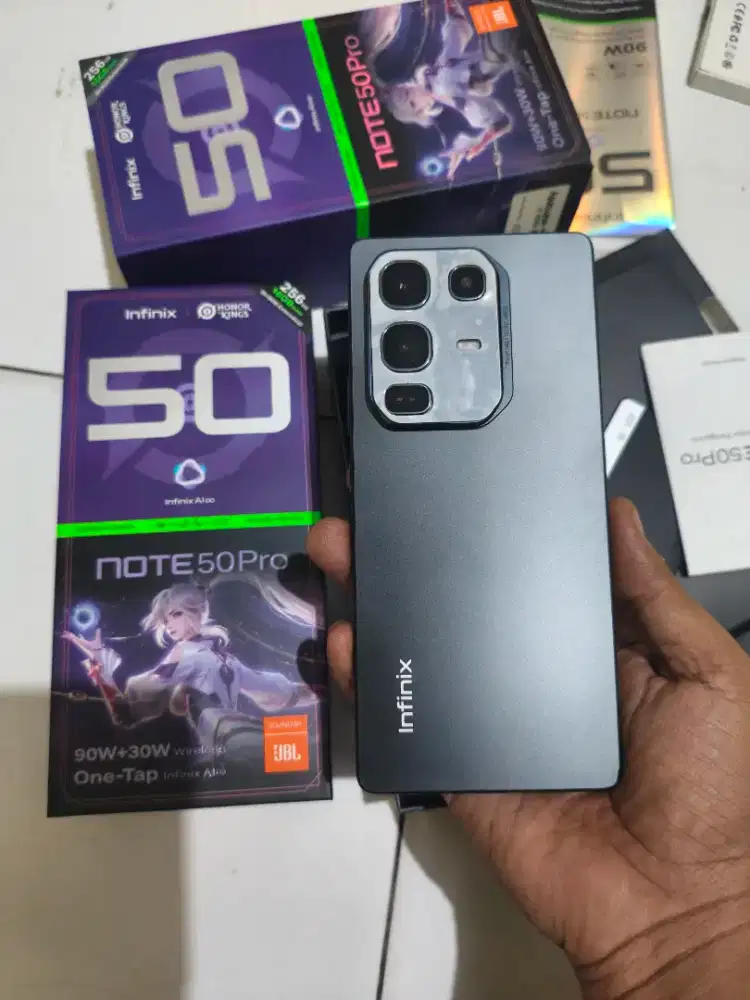 Infinix Note 50 Pro Ram 8/256gb lengkap mulus ori