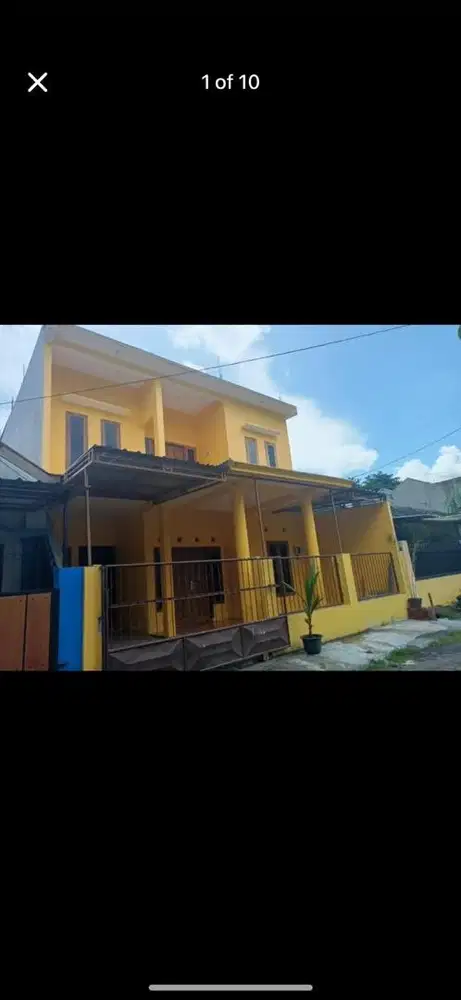 Dikontrakan Rumah 2LT, 5KT. Dekat kampus UMM3