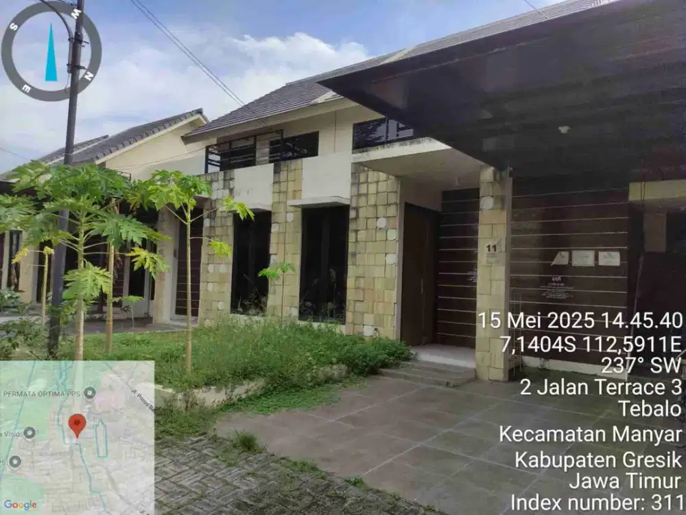 DI JUAL RUMAH

JLN  : PERMATA TERRACE I/11
KEL. : BANJARSARI 
KEC. : MANYAR 
KAB  : GRESIK