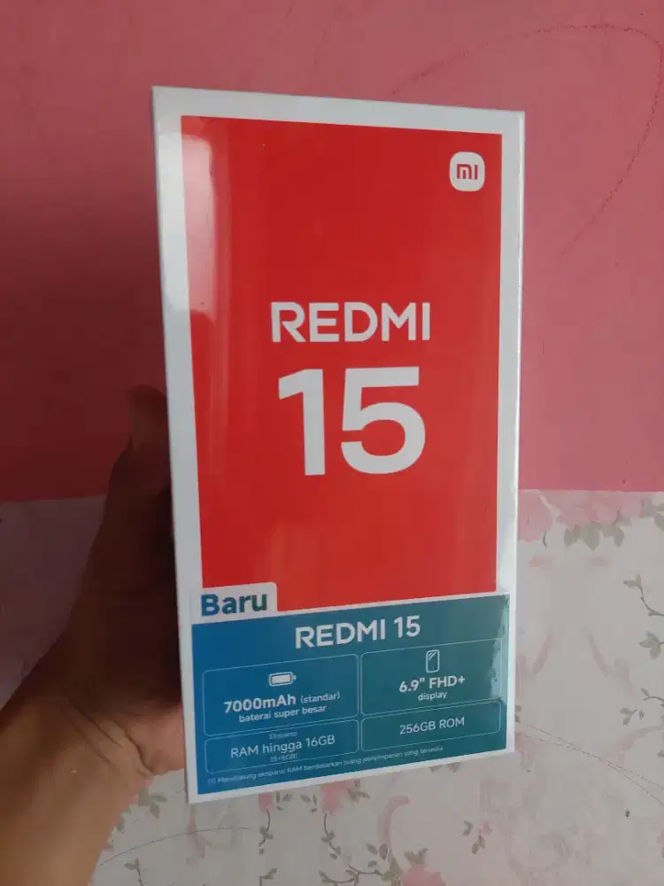 Redmi 15 8/256 baru segel