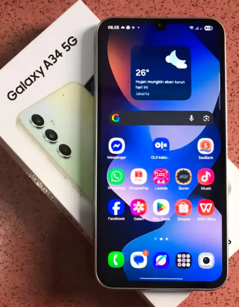 Samsung A34 5G FULLSET RESMI SEIN