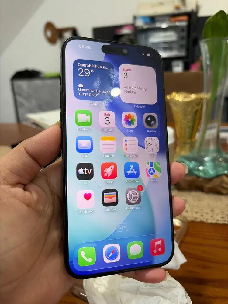 Iphone 15 Pro Max Black Titanium 256Gb Blibli