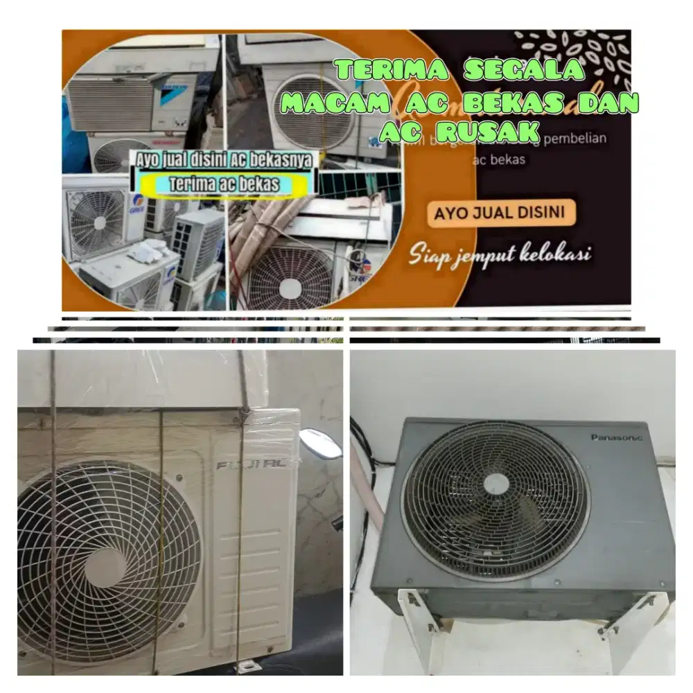 Terima ac bekas rusak