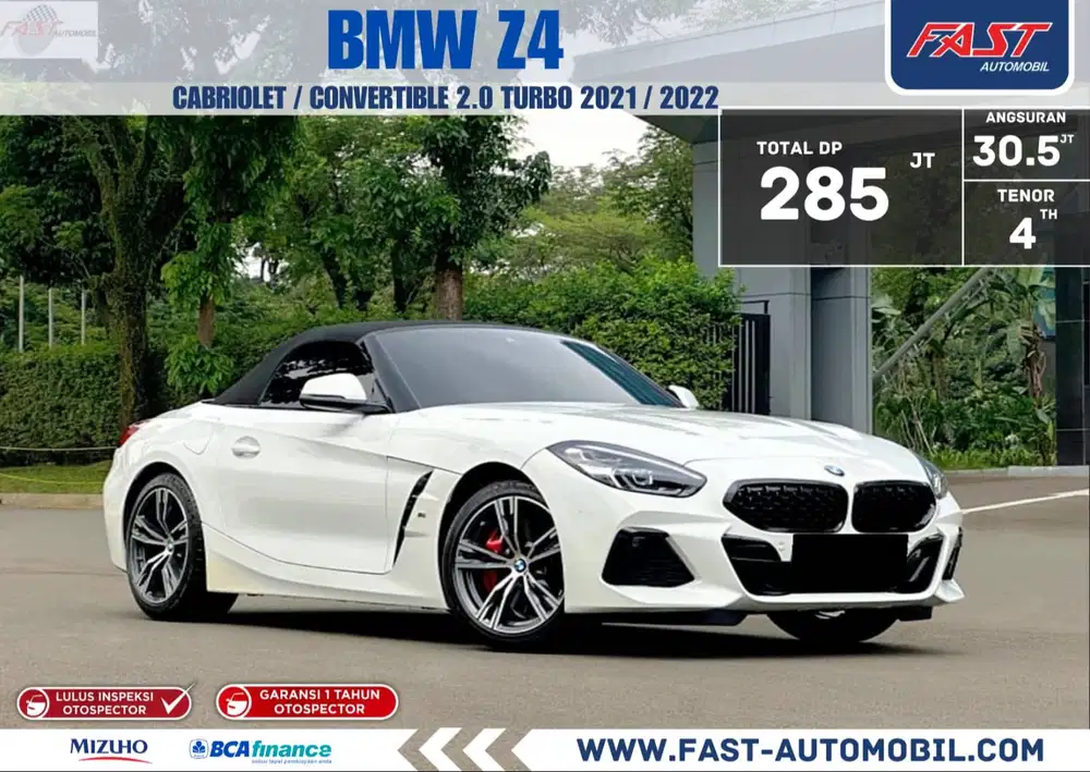 LOW KM.4RB GARANSI BMW Z4 2022 / 2021 2.0 TURBO CABRIO/CONVERTIBLE