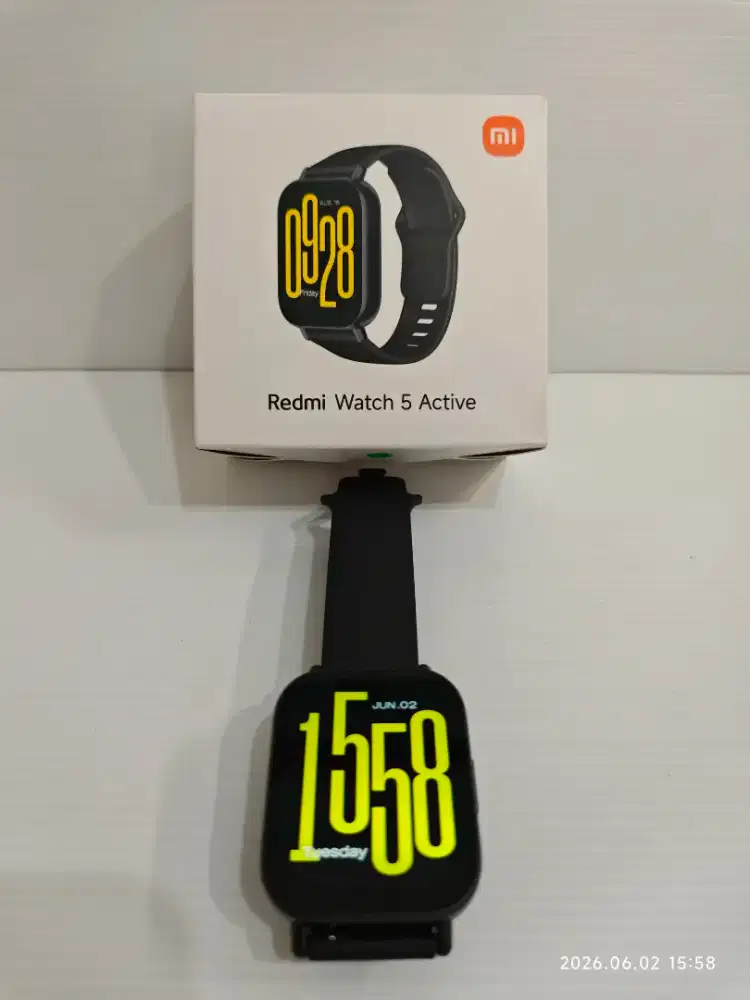 Xiaomi Redmi Wach 5 Active Likenew 100% Garansi ResmiOn pakai 2 minggu
