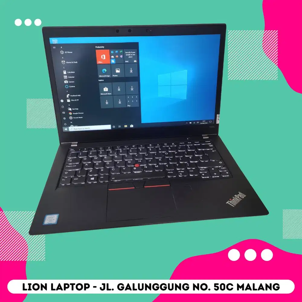 RAM 8GB Core i5 gen 8 Lenovo Thinkpad T480s SLIM [03|06]