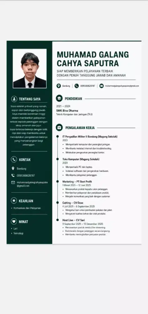 mencari pekerjaan