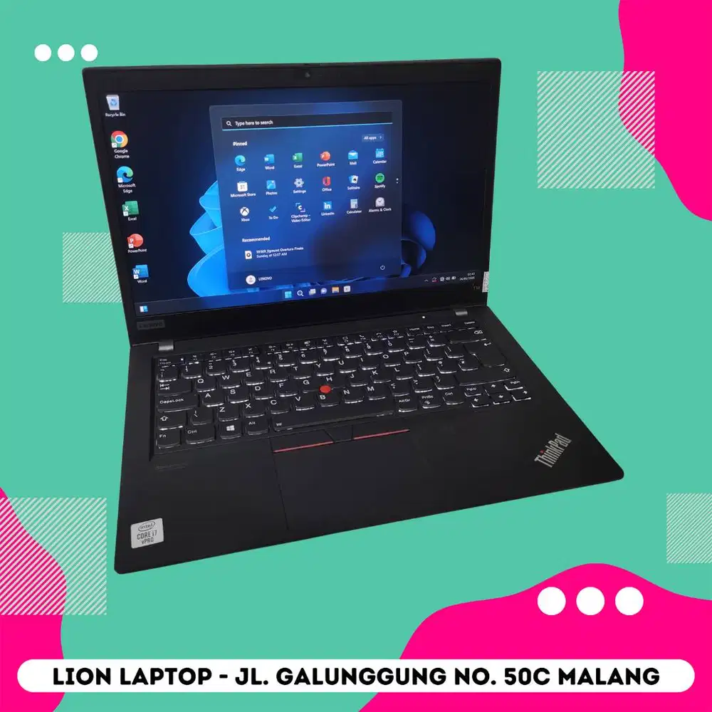 RAM 16GB i7 Gen 10 SSD 256GB Lenovo Thinkpad T14 gen 1 [03|06]