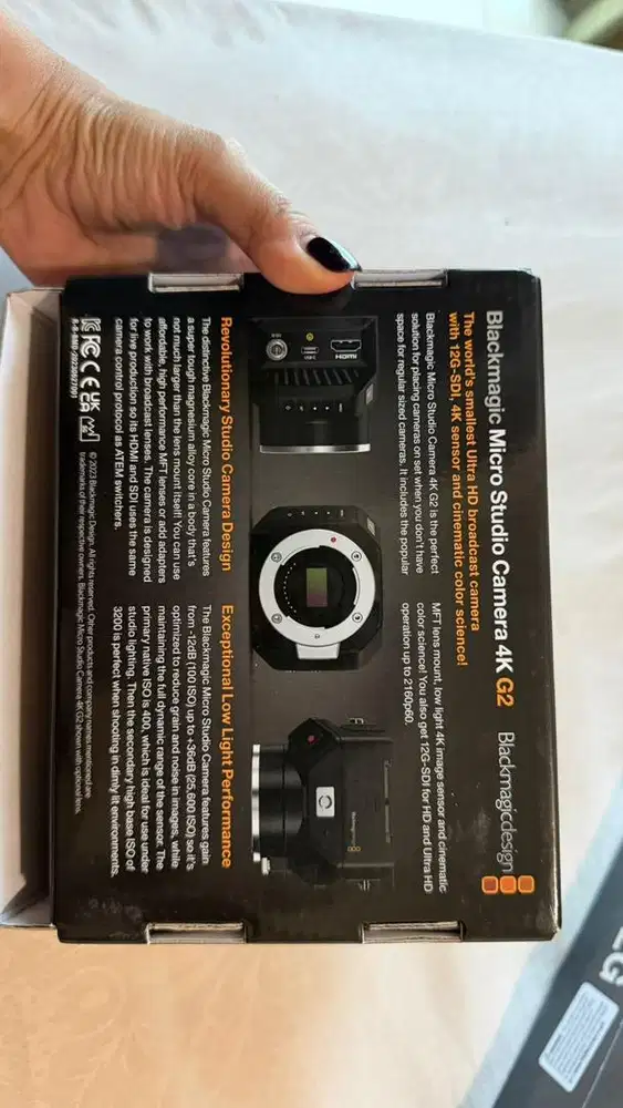 Blackmagic Micro Studio Camera 4K G2 - BARU & ORIGINAL