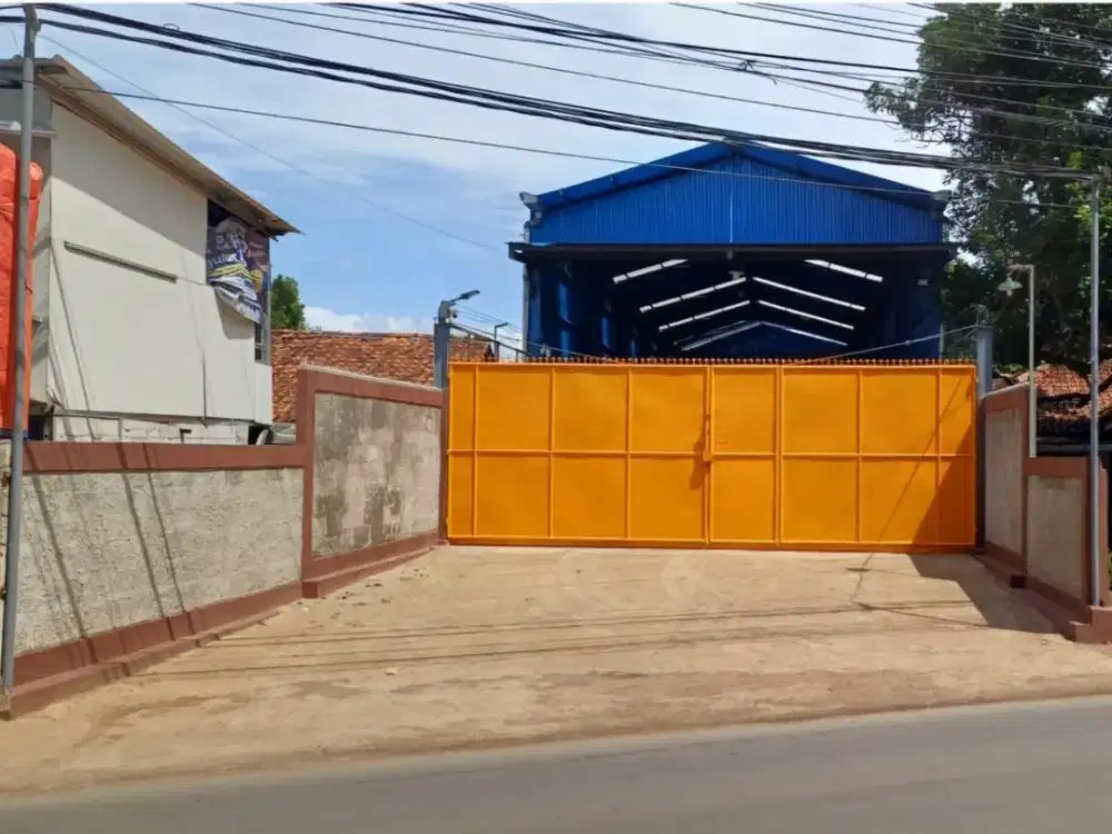 DIJUAL Bengkel + Gudang + Office + Mess di Setu, Kabupaten Bekasi