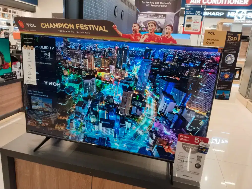 TCL QLED GOOGLE TV 4K 50