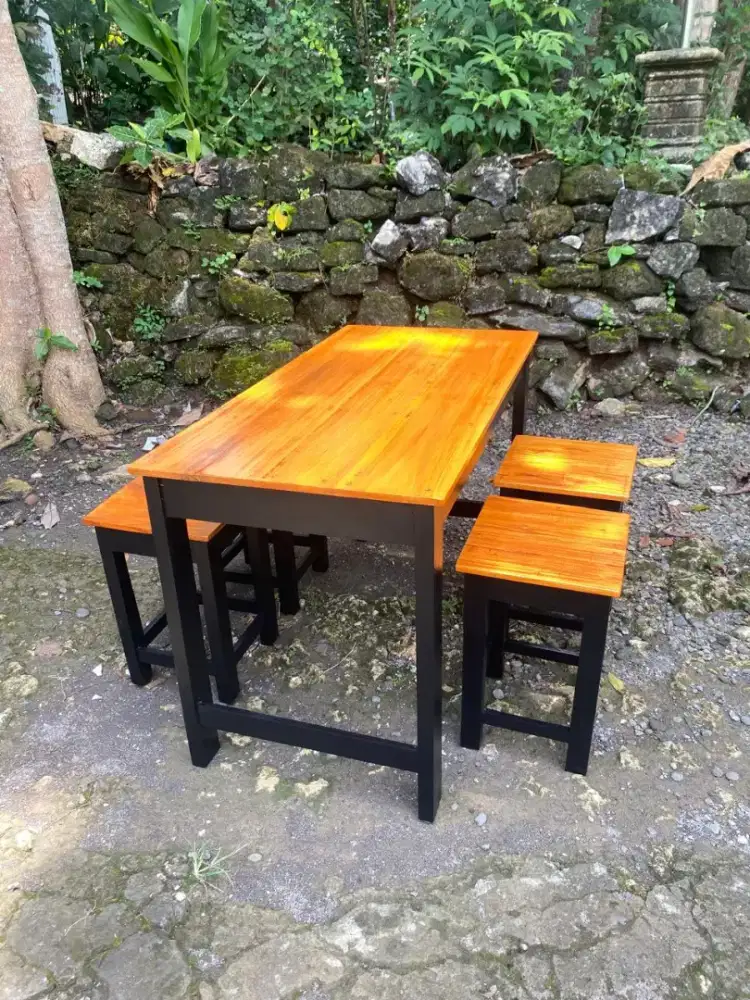 Meja kursi cafe warung promo