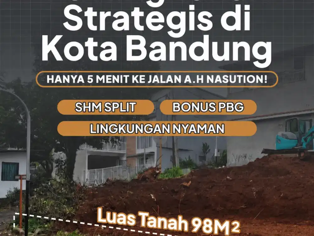 Kavling siap bangun Arcamanik dekat dengan Sport Jabar