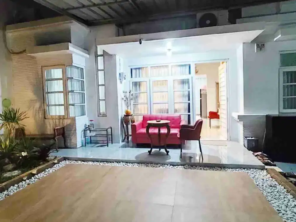 JUAL RUMAH CIBUBUR COUNTRY FULL FURNITUR BARU SHM RAPI SIAP HUNI