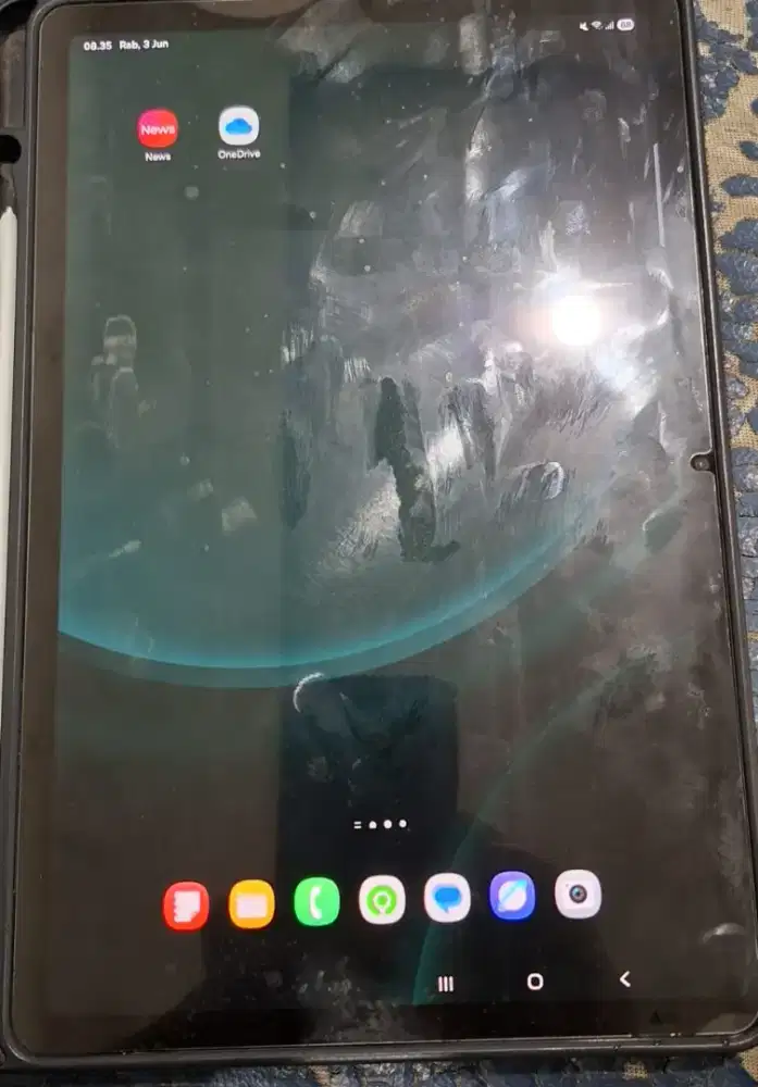 Jual cpt tab s9 fe 6/128 yg bs pake kartu sim
