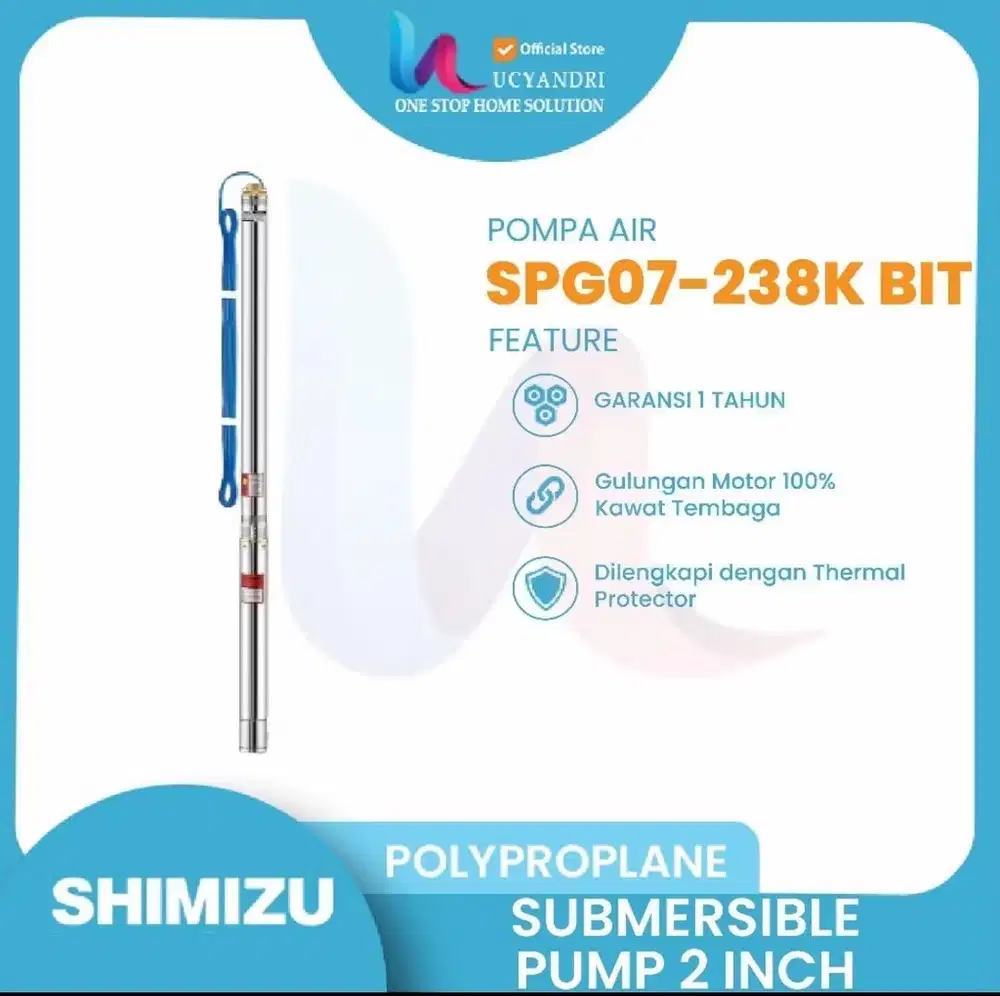 Pompa air shimizu SPG07 238K