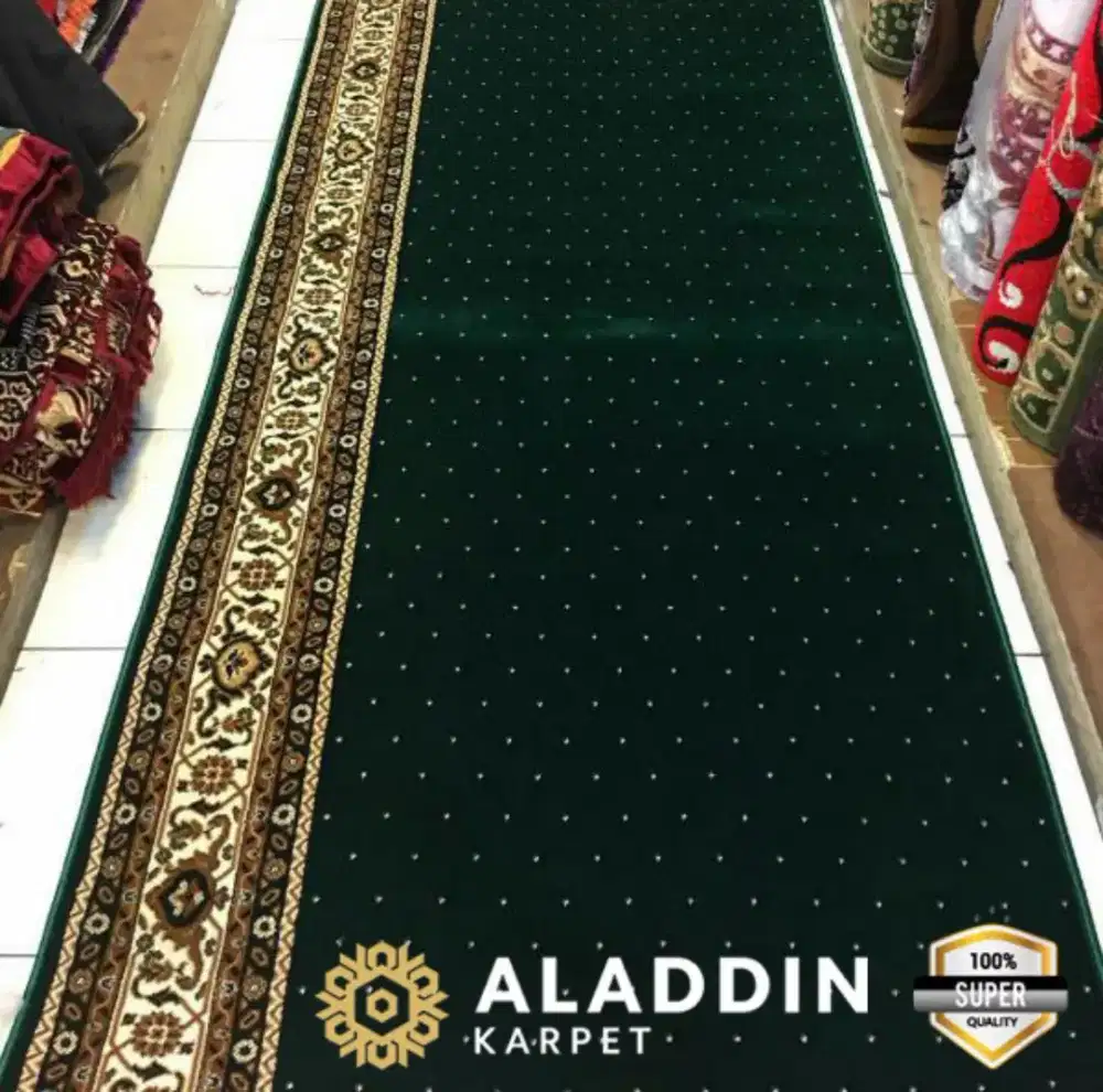 Jual karpet masjid lokal teal
