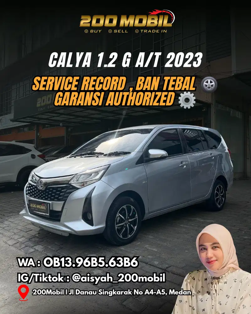 Toyota Calya 1.2 G A/T 2023 Bensin