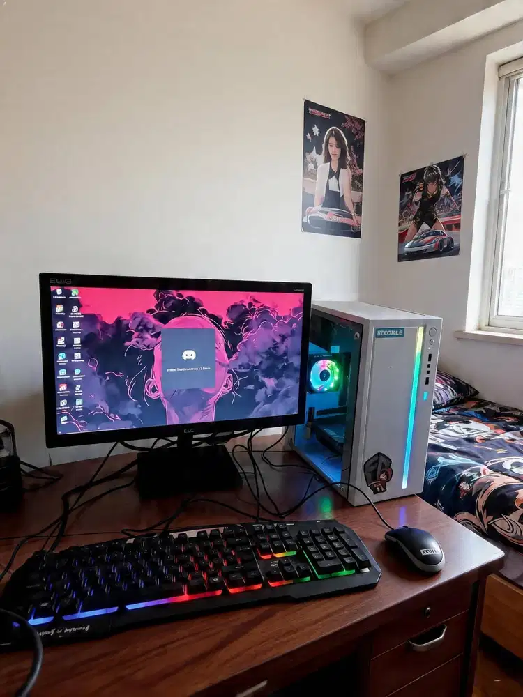 1 SET PC BEKAS GAME TINGGAL PAKE AJA