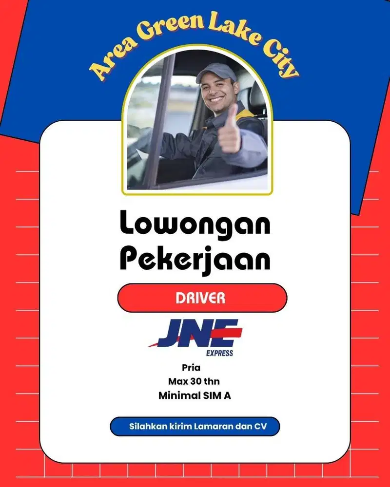 LOWONGAN KERJA DRIVER JNE