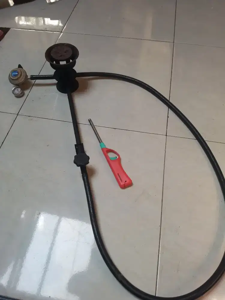 Kompor gas semawar zeplin api biru normal