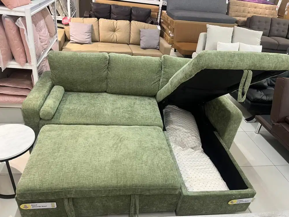 SOFA SLEEPER MARKUS CORNER GREEN