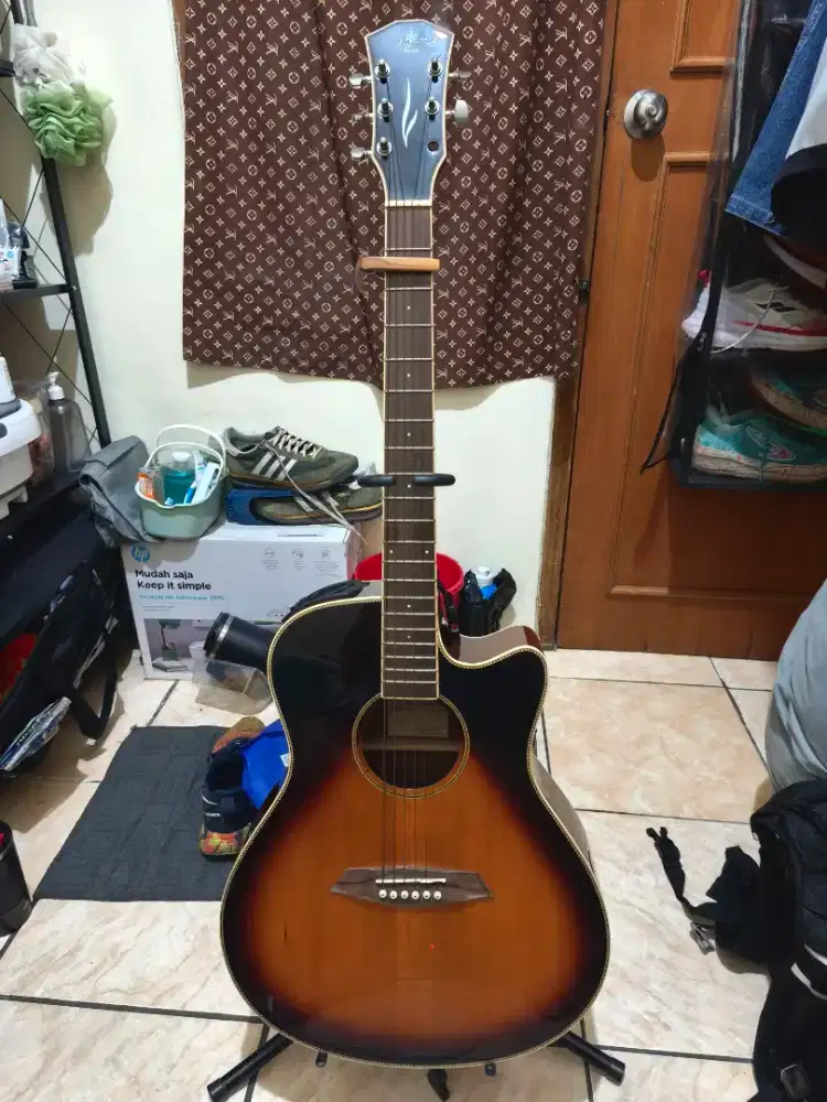 Gitar akustik elektrik Neo Classicism DAME Lilies 200E GL VS (G)