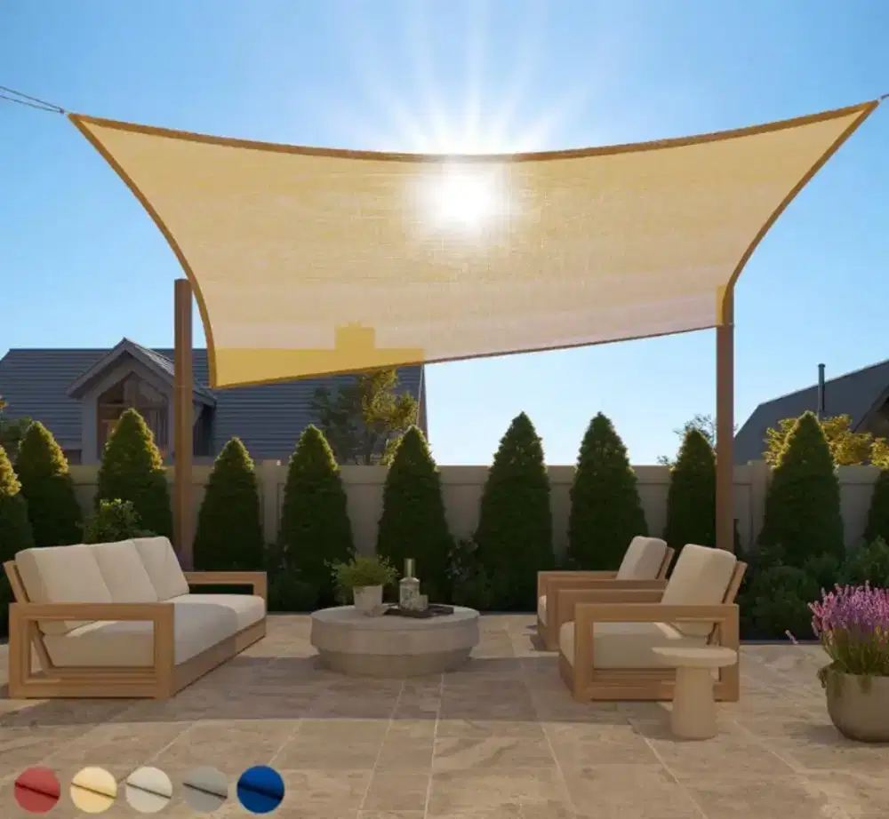 Awning kanopi ukuran 2x3, 3x4, 4x5/6 m bahan tebal dan tahan air