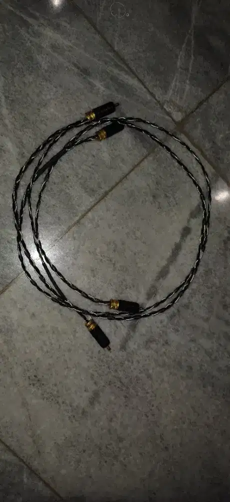 Kimber kable silverstreak panjang 1 m dengan rca wbt 0147