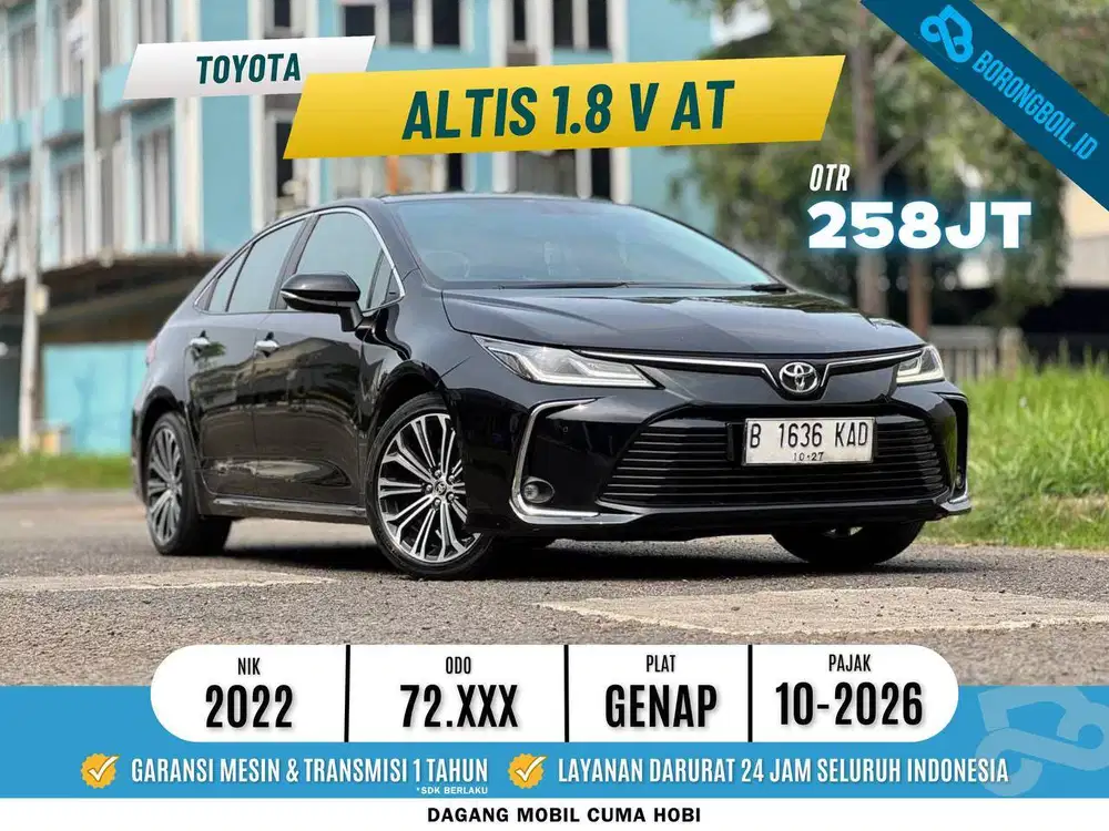 Toyota Altis V 1.8 AT 2022