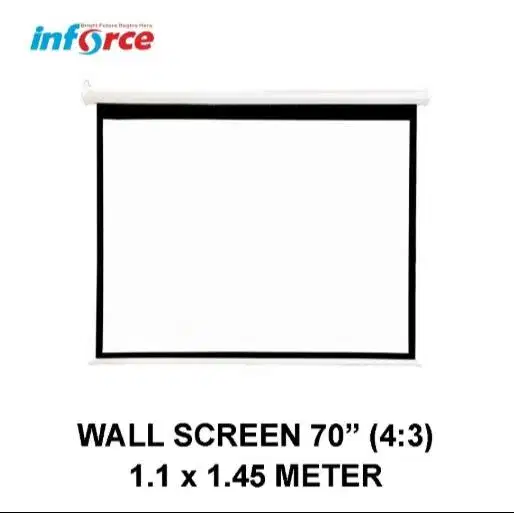 Layar Proyektor Wallscreen 70 Inch (4:3)