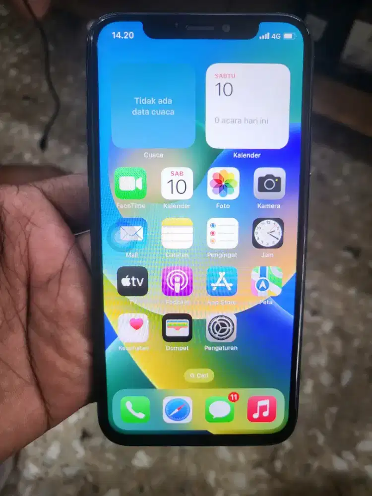 Jual Cepat iphone X 64GB fullset