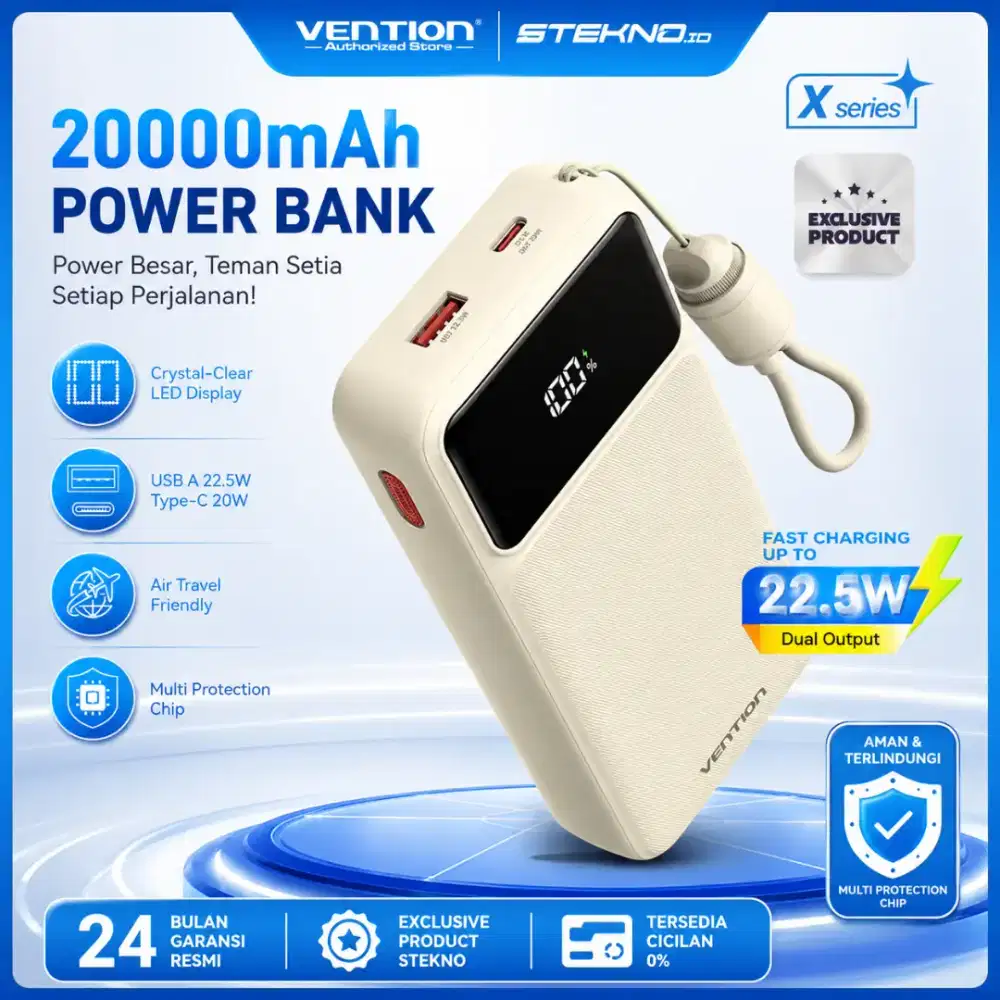 Powerbank vention 20.000 Baru