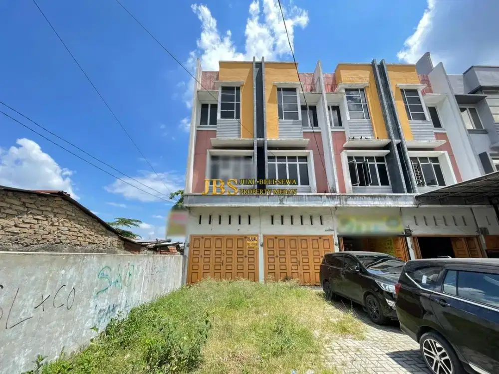Dijual Ruko di Jalan Menteng Raya - Medan Kondisi Kosong