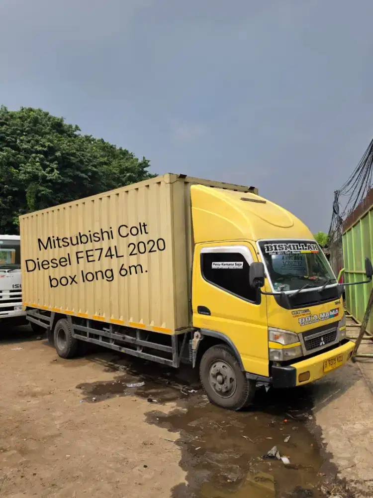 Box kontainer long 6m istimewa siap kerja keluar kota