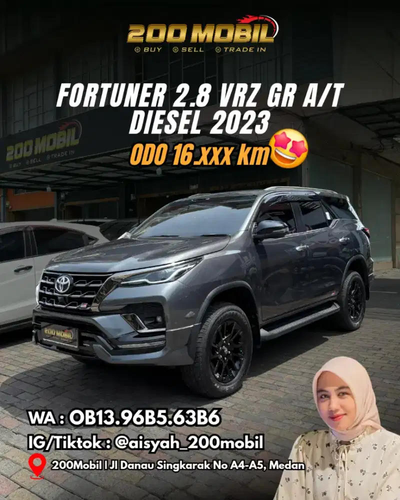 Toyota Fortuner 2.8 VRZ GR A/T 2023 Diesel