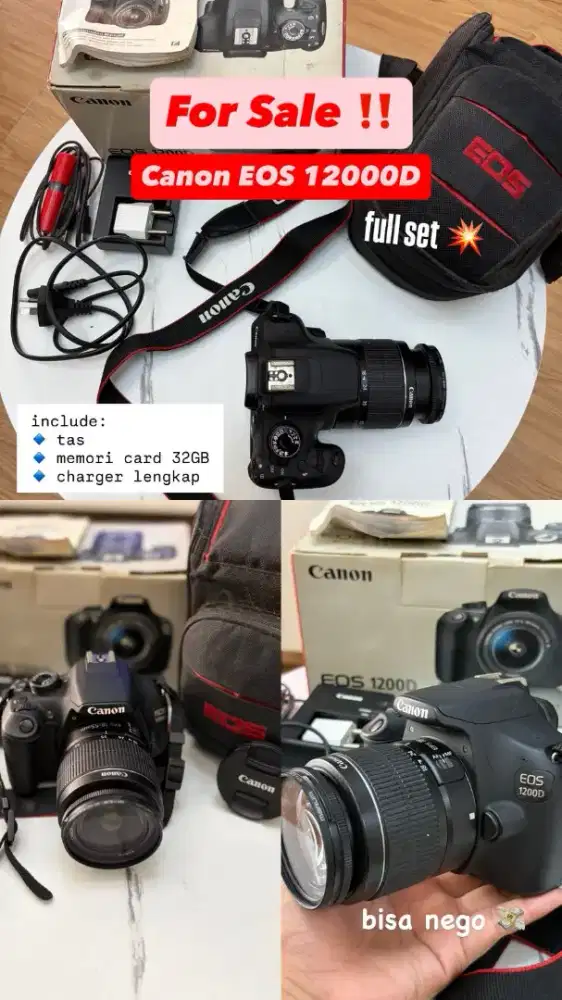 Kamera Canon EOS 12000 D