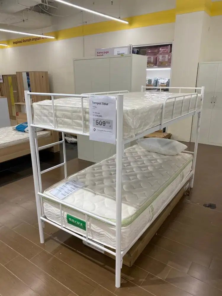 Ranjang tingkat 2 kasur