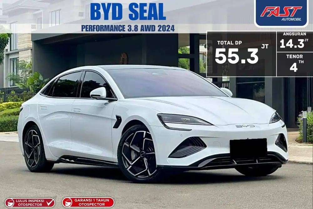 LOW KM13RB MOBIL LISTRIK METIK BYD SEAL PERFORMANCE 3.8 AWD 2024