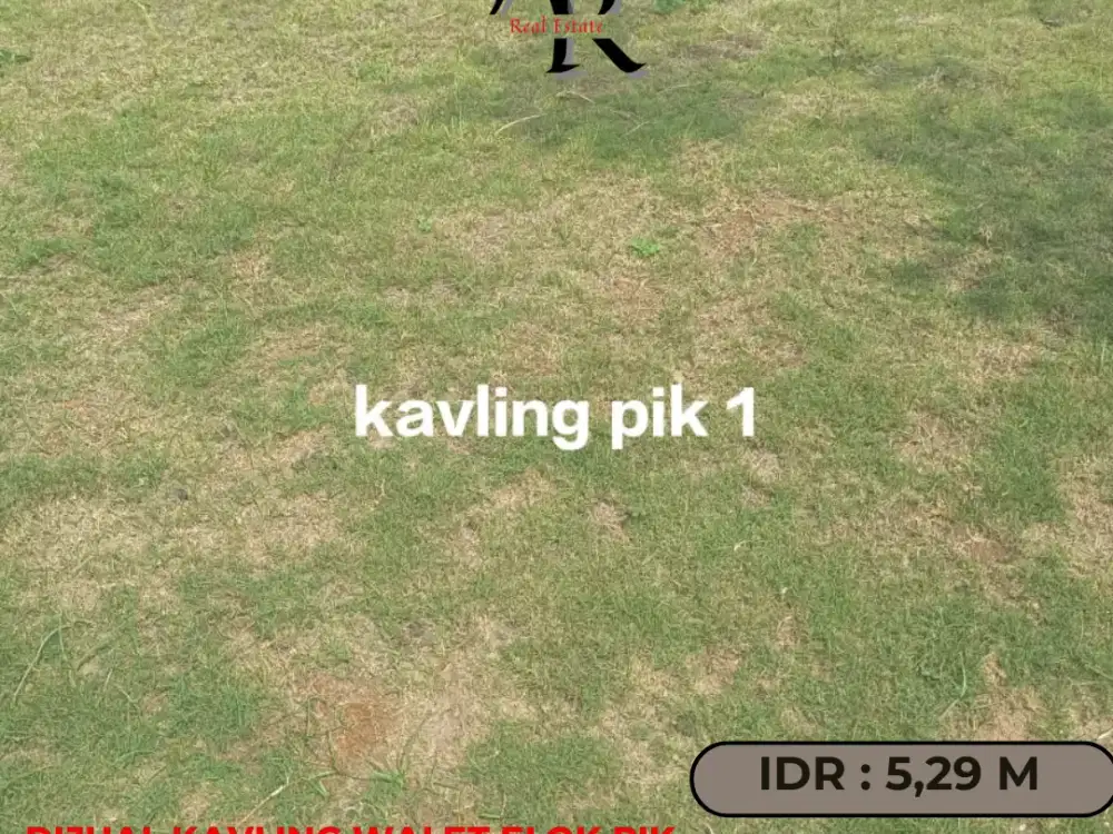 Dijual cepat  Kavling walet elok pik